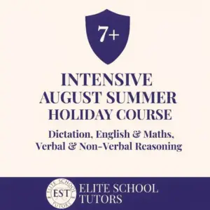 7+ August 2026 PrePrep Summer Holiday Intensive Course